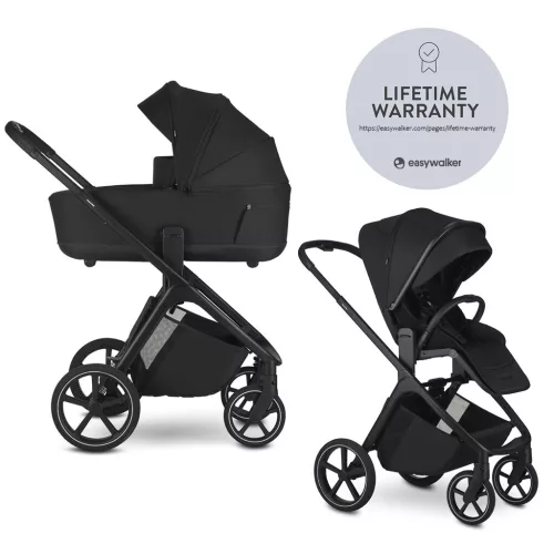 EASYWALKER Kombinált babakocsi Zoey - Pure Black