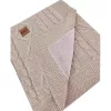 EKO Kasmír takaró szőrme béléssel 100x80 cm - Beige
