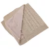 EKO Kasmír takaró szőrme béléssel 100x80 cm - Beige