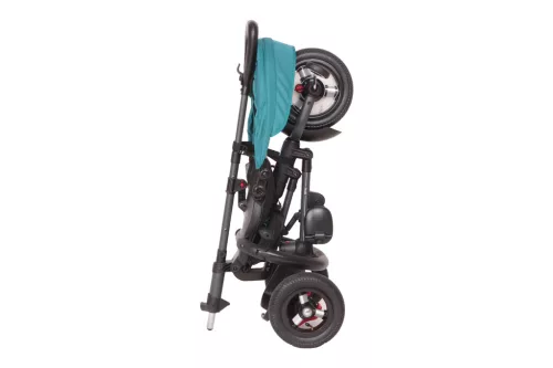 QPLAY Tricikli Rito air gel (Gumi) Green-blue, életkor 10-72 hó