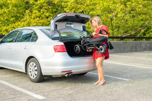 QPLAY Tricikli Rito air gel (Gumi) Green-blue, életkor 10-72 hó