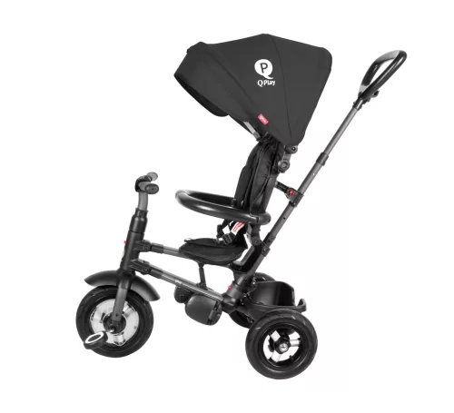 QPLAY Tricikli Rito air gel (Gumi) Grey, életkor 10-72 hónap