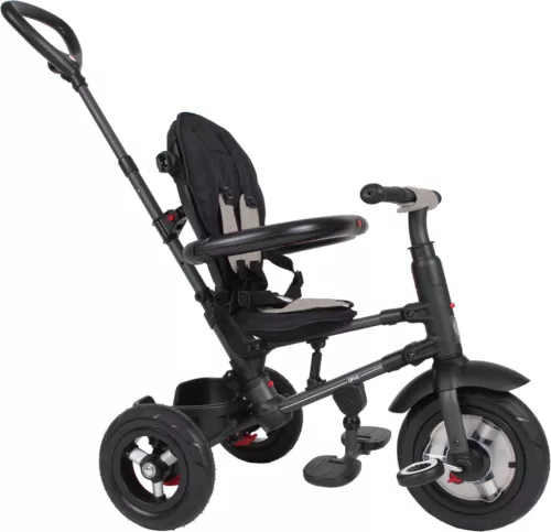 QPLAY Tricikli Rito air gel (Gumi) Grey, életkor 10-72 hónap