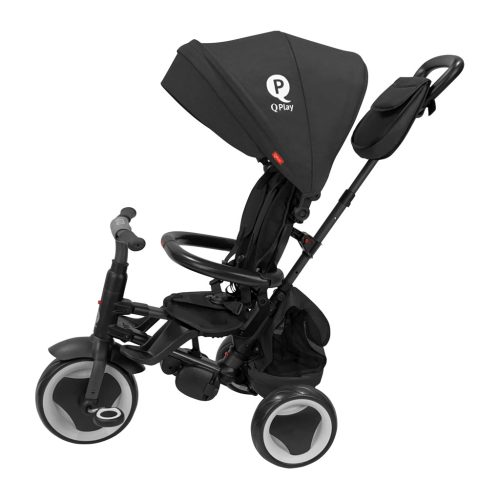 QPLAY Tricikli Rito eva plus Black, életkor 10-72 hónap