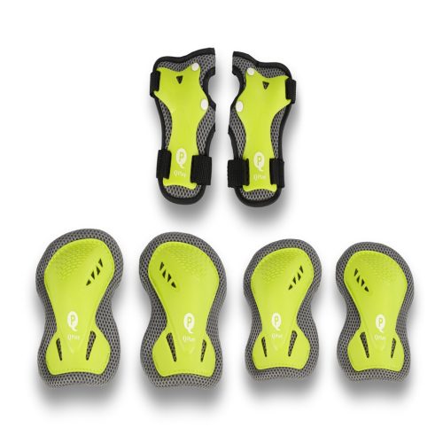 QPLAY Gyermek védőfelszerelés Green, méret S, kor 3-5 év