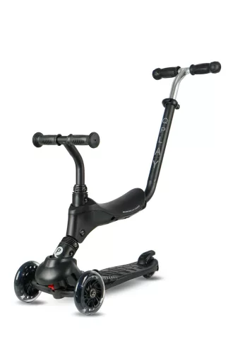 QPLAY Sema Pro 5in1 Roller / Futóbicikli 1-6 éves korig, 50 kg-ig - Black