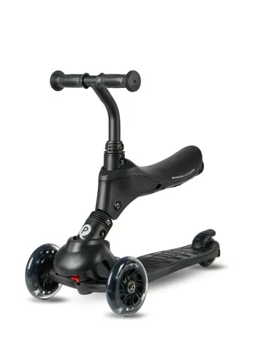 QPLAY Sema Pro 5in1 Roller / Futóbicikli 1-6 éves korig, 50 kg-ig - Black