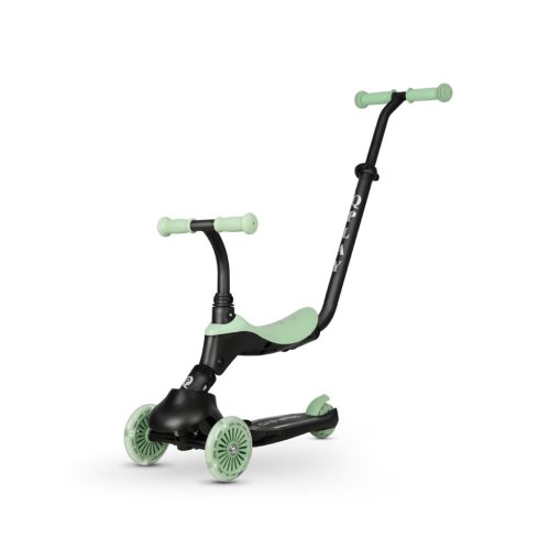 QPLAY futóbicikli / roller Sema Evo LED fényekkel Jade Green, kor 1 - 6 év, 50 kg-ig