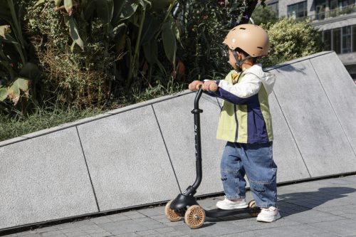 QPLAY futóbicikli / roller Sema Evo LED fényekkel Jade Green, kor 1 - 6 év, 50 kg-ig