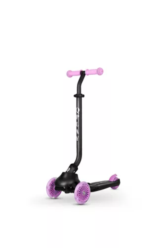 QPLAY futóbicikli/roller Sema Evo LED fényekkel Violet, kor 1 - 6 év, 50 kg-ig