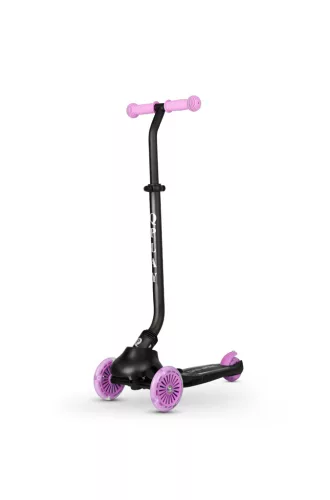 QPLAY futóbicikli/roller Sema Evo LED fényekkel Violet, kor 1 - 6 év, 50 kg-ig