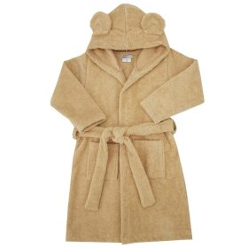   EKO Köntös pamutból kapucnival és fülekkel méret 80-86 - Beige