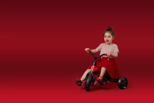 QPLAY Tricikli Ant plus Rose, 2-6 éves korig