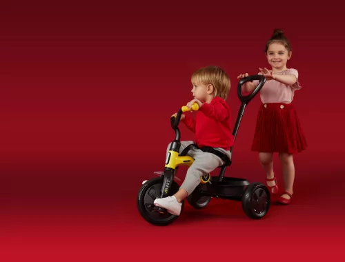 QPLAY Tricikli Ant plus Rose, 2-6 éves korig