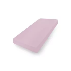 BABYMATEX Jersey lepedő gumival, 60x120 - Rózsaszín