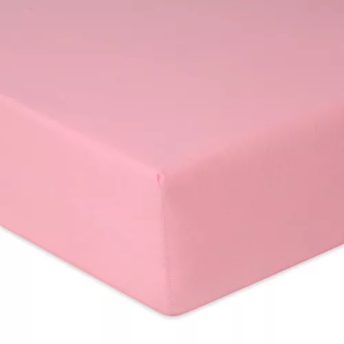 BABYMATEX Jersey lepedő gumival, 60x120 - Rózsaszín