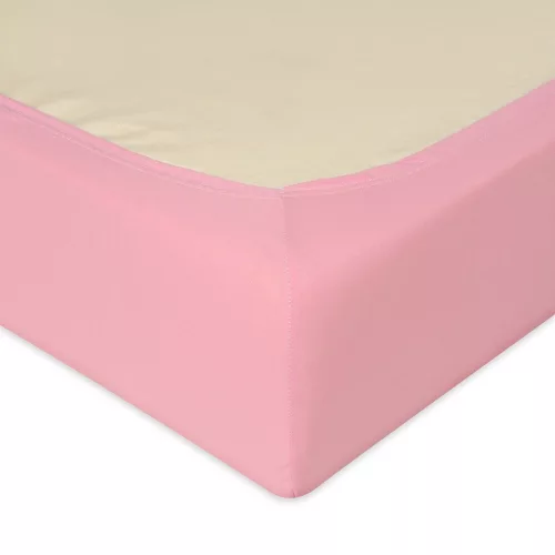 BABYMATEX Jersey lepedő gumival, 60x120 - Rózsaszín
