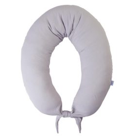   BABYMATEX Moon szoptatós párna muszlin 260 cm - világosszürke