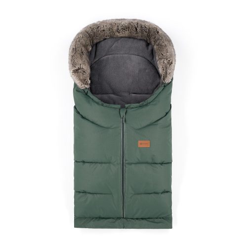 Petite&Mars Téli szett Arctic 4in1 bundazsák + kézmelegítő kesztyű babakocsira Furry - Veritable Khaki