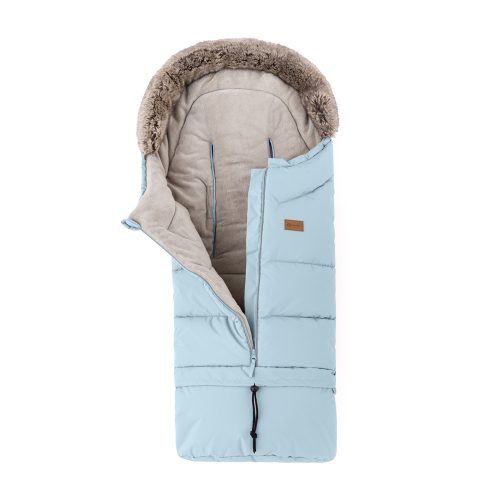 Petite&Mars Téli szett Arctic 4in1 bundazsák + kézmelegítő kesztyű babakocsira Furry Sky Whisper