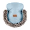 Petite&Mars Téli szett Arctic 4in1 bundazsák + kézmelegítő kesztyű babakocsira Furry Sky Whisper