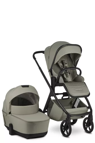 EASYWALKER Kombinált babakocsi Zoey Sage Green + CYBEX Aton B2 i-Size + bázis