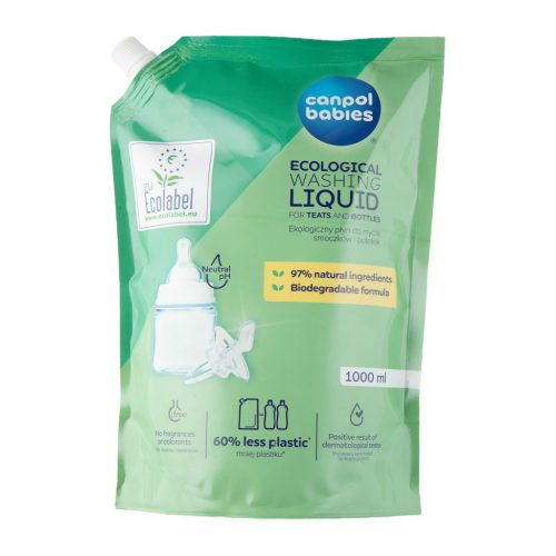 Canpol babies Utántöltő tisztítófolyadék cumisüvegekhez és etetőcumikhoz, 1000ml