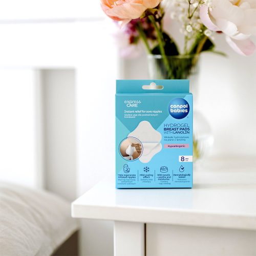Canpol babies Hidrogél mellnyugtató párnák lanolinnal, 8db