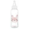 Canpol babies Keskeny nyakú cumisüveg, CUTE ANIMALS, 250 ml - nyuszi