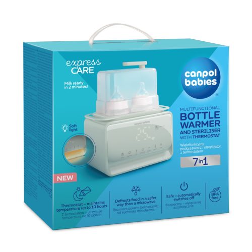 Canpol babies 7az1ben dupla cumisüveg melegítő és sterilizáló