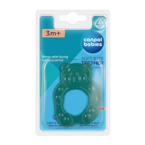 Canpol babies Elasztikus rágóka extra könnyű - ANIMALS