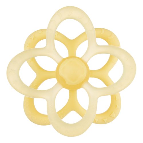 Canpol babies Szenzoros szilikon rágóka 2az1ben - virág