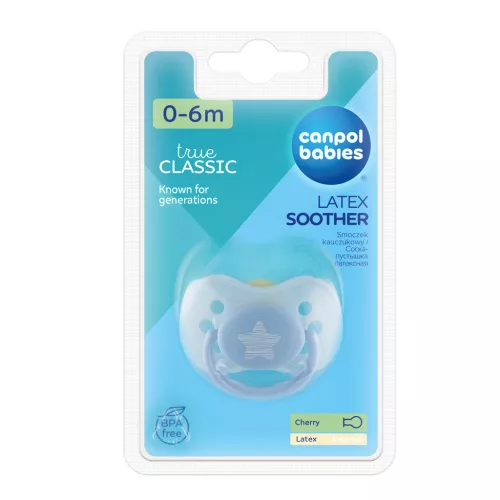 Canpol babies Latex cumi, 0-6hó, PASTELOVE