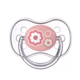   Canpol babies Szilikon szimmetrikus cumi, 18hó+, NEWBORN BABY - pink