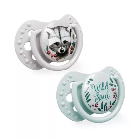 LOVI Mini nyugtató cumi Wild Soul 0-2hó 2db - kék