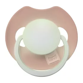   LOVI Világító dinamikus szilikon cumi PRIME 0-6hó 1db - Blush
