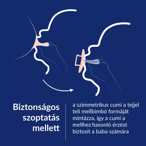 LOVI Világító dinamikus szilikon cumi PRIME 0-6hó 1db - Blush