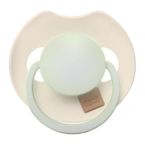 LOVI Világító dinamikus szilikon cumi PRIME 6-18hó 2db - Ivory/Blush