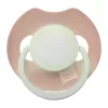 LOVI Világító dinamikus szilikon cumi PRIME 6-18hó 2db - Ivory/Blush