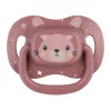 Canpol babies Szilikon szimmetrikus cumi, 18hó+, 1db, CUTE ANIMALS - pink