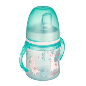   Canpol babies Szilikon ivócsőrős tanulópohár, 120 ml, EXOTIC ANIMALS - zöld