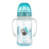 Canpol babies Szilikon ivócsőrős tanulópohár, világító fogantyúval, EXOTIC ANIMALS, 240 ml, kék