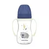 Canpol babies Anti-kólikás cumisüveg, világító fogantyúval, EasyStart, SLEEPY KOALA, 240 ml - kék