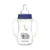 Canpol babies Anti-kólikás cumisüveg, világító fogantyúval, EasyStart, SLEEPY KOALA, 240 ml - kék