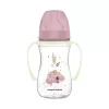 Canpol babies Anti-kólikás cumisüveg, világító fogantyúval, EasyStart, SLEEPY KOALA, 240 ml - pink