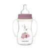 Canpol babies Anti-kólikás cumisüveg, világító fogantyúval, EasyStart, SLEEPY KOALA, 240 ml - pink