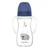 Canpol babies Anti-kólikás cumisüveg, világító fogantyúval, EasyStart, SLEEPY KOALA, 300 ml - kék