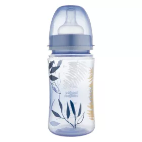   Canpol babies Anti-kólikás cumisüveg, EasyStart, GOLD, 240 ml - kék