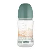 Canpol babies Anti-kólikás cumisüveg, EasyStart, MOUNTAINS, 240 ml - zöld