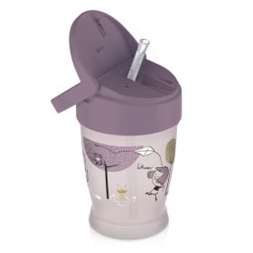   LOVI Szívószálas itatópohár JUNIOR 250 ml Lovely - lány